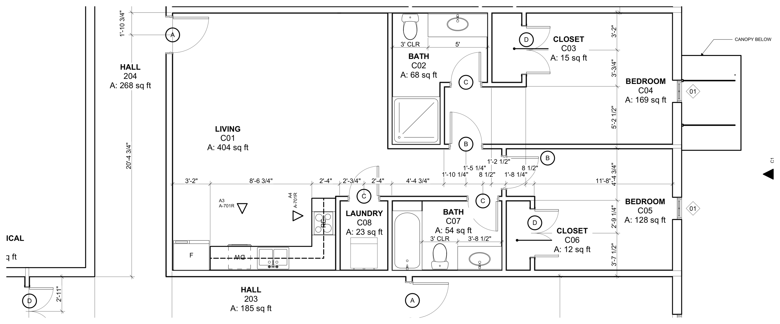 Cenote Cristalino B floor plan showing living room, kitchen, king and queen bedrooms, and bathrooms in Jacksonville, TX