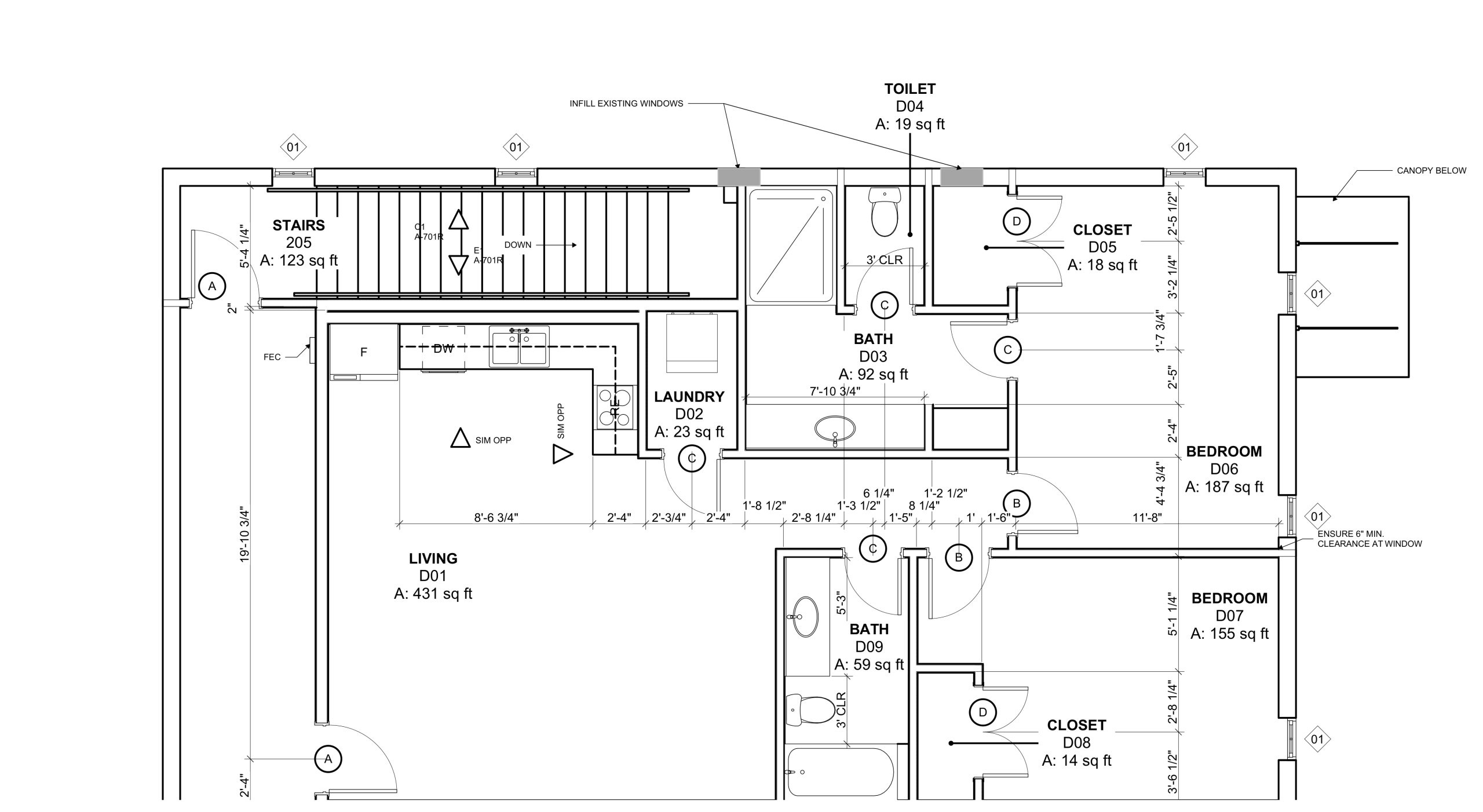 Gran Cenote A floor plan showing living room, kitchen, king and queen bedrooms, and bathrooms in Jacksonville, TX